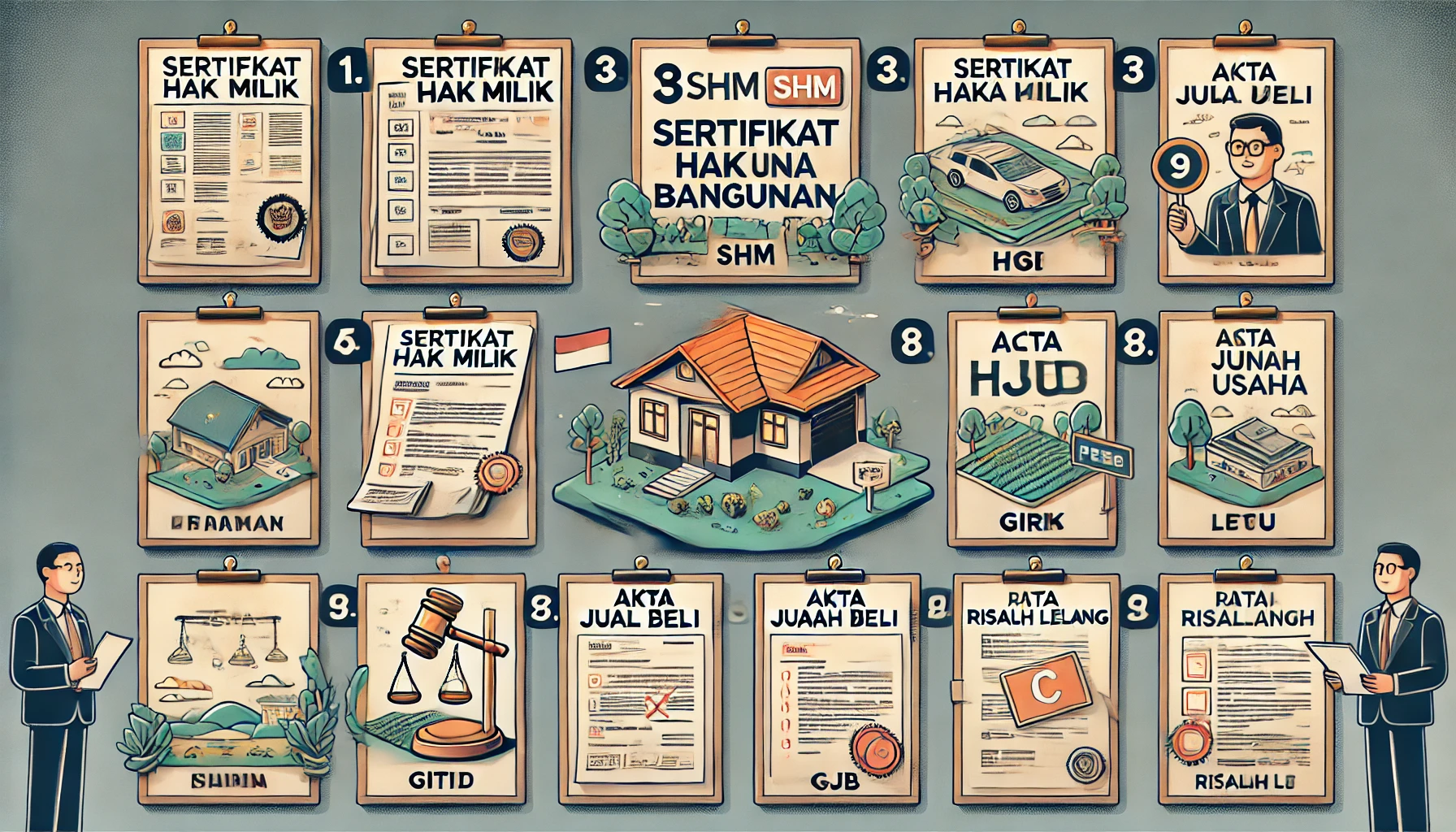 Memahami 9 Jenis Surat Tanah dan Fungsinya